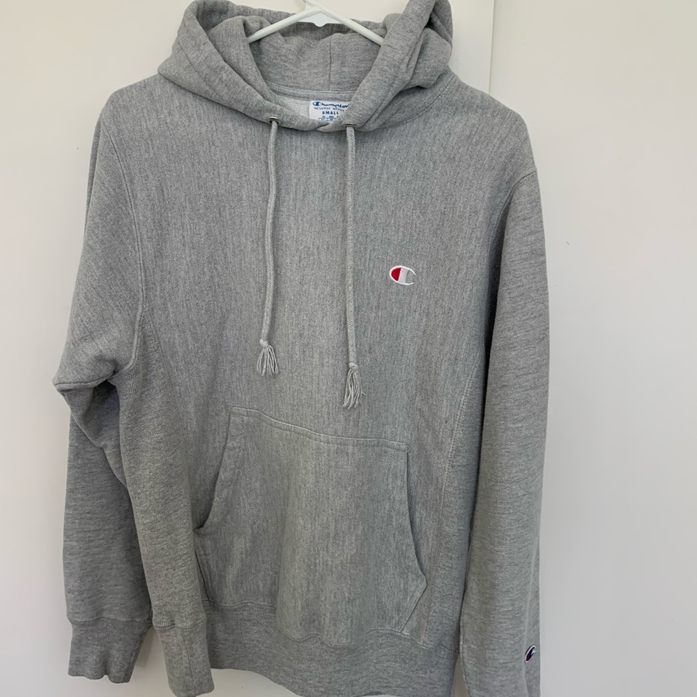 Champion Gray Reverse Weave Hoodie